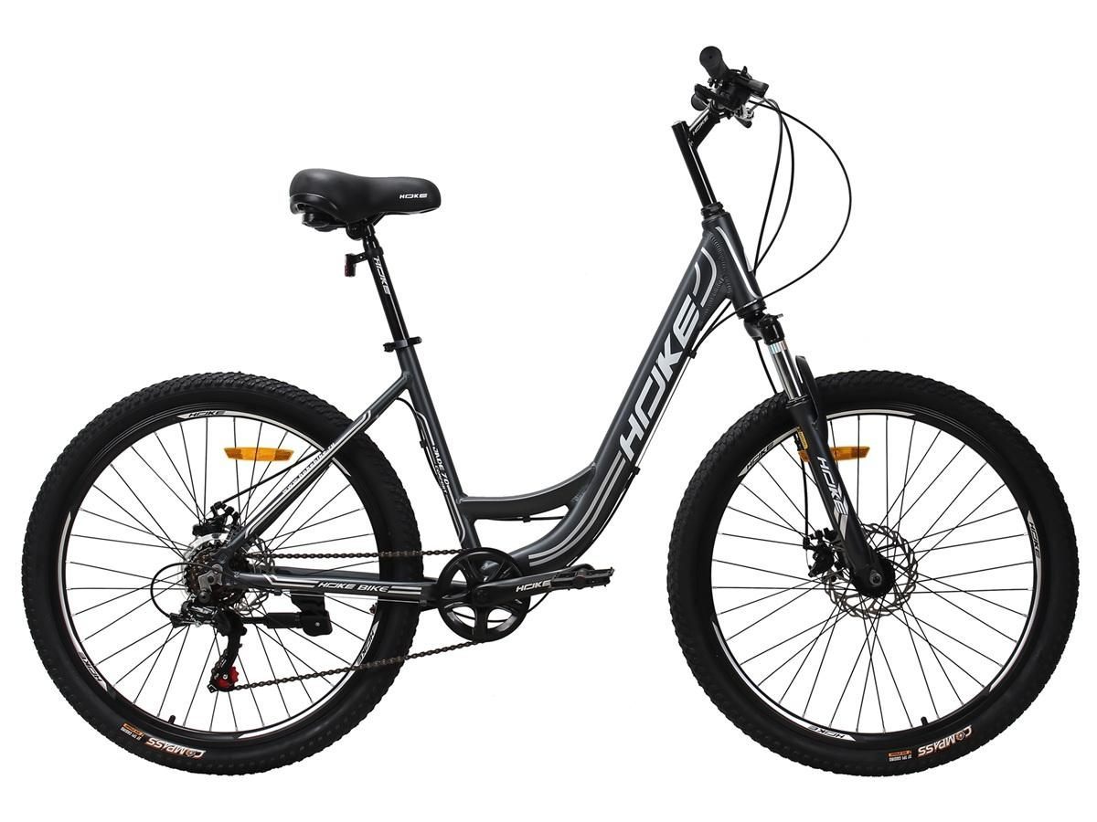 HOKE Jade 70 Comfort матовый серый Алюминиевая рама, дисковые тормоза, втулки на промподшипниках