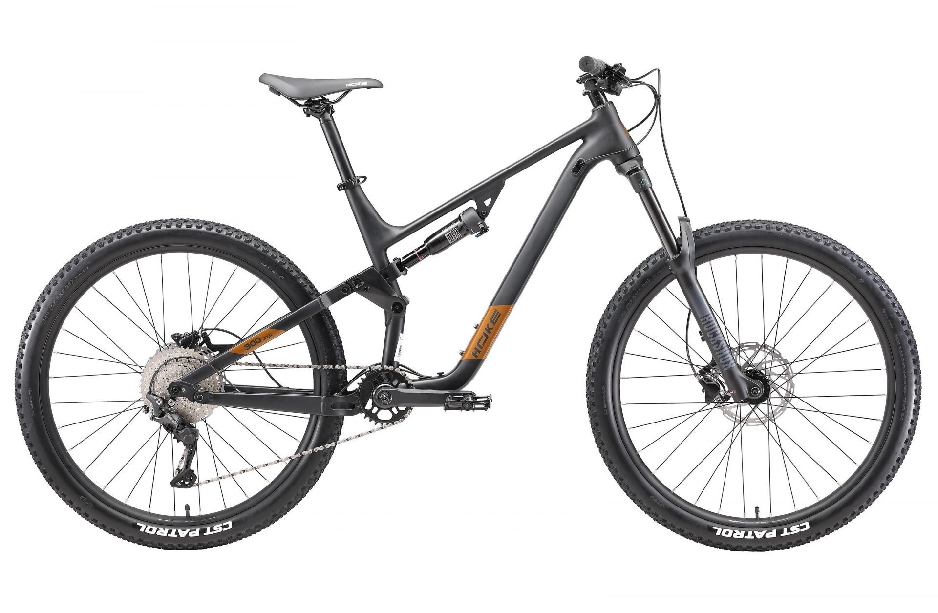 HOKE FS 300- 27,5 матовый чёрный-коричневый 18